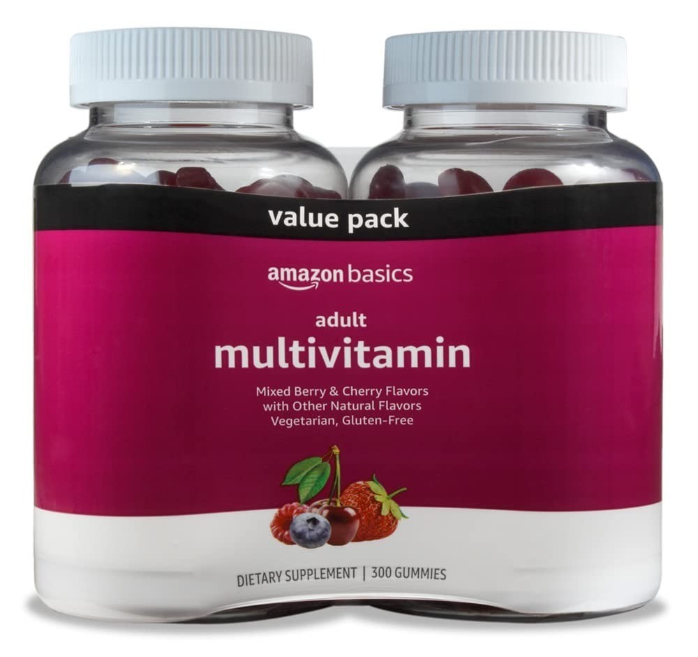 Amazon Basics Adult Multivitamin Gummies, 150 Count, Vegetarian