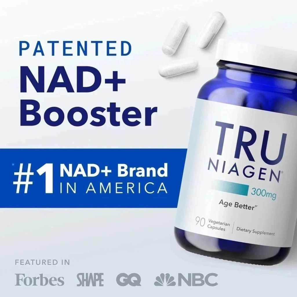 3 Pack TRU NIAGEN 300mg NAD Niagen Dietary Supplement Daily Oral Capsule Formula