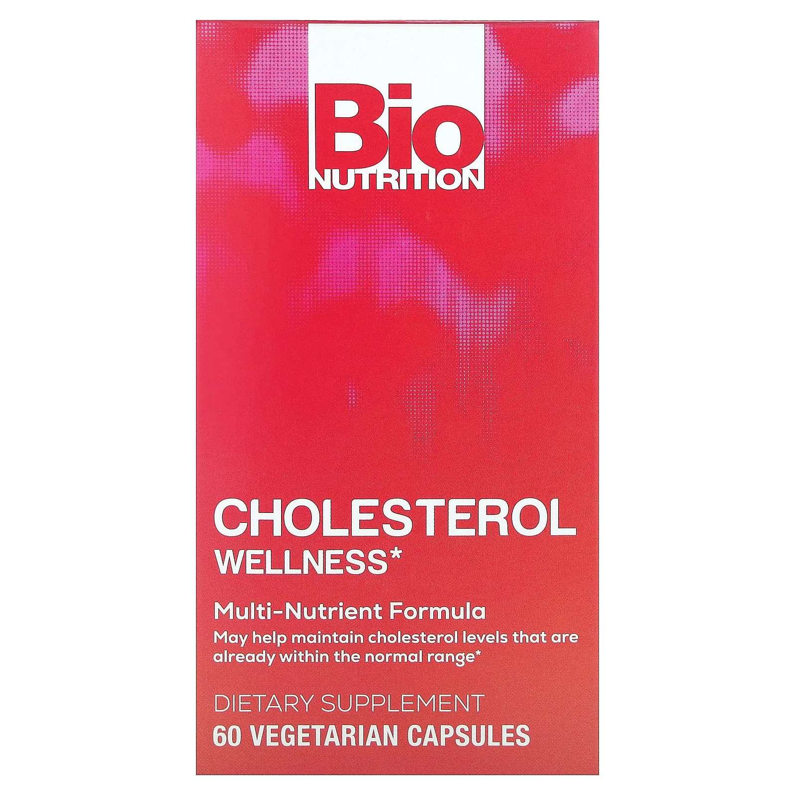2 X Bio Nutrition, Cholesterol Wellness, 60 Vegetarian Capsules