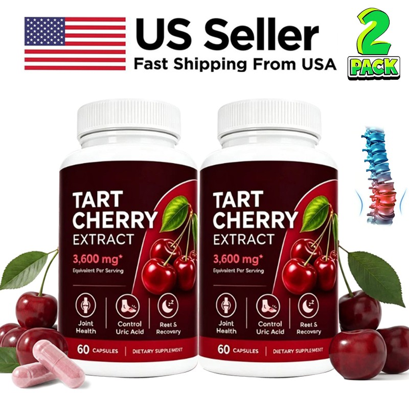 2 PACK Good Grove Tart Cherry Extract,Goodgrove Tart Cherry Cold Extracted