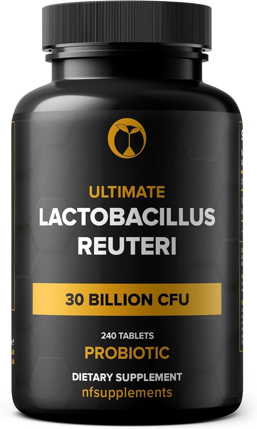 Lactobacillus Reuteri Probiotic Supplement 30 Billion CFU 240 Tablets Probiot…