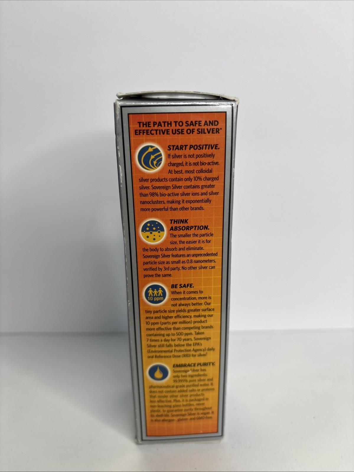 Sovereign Silver immune support vertical spay 2 fl oz