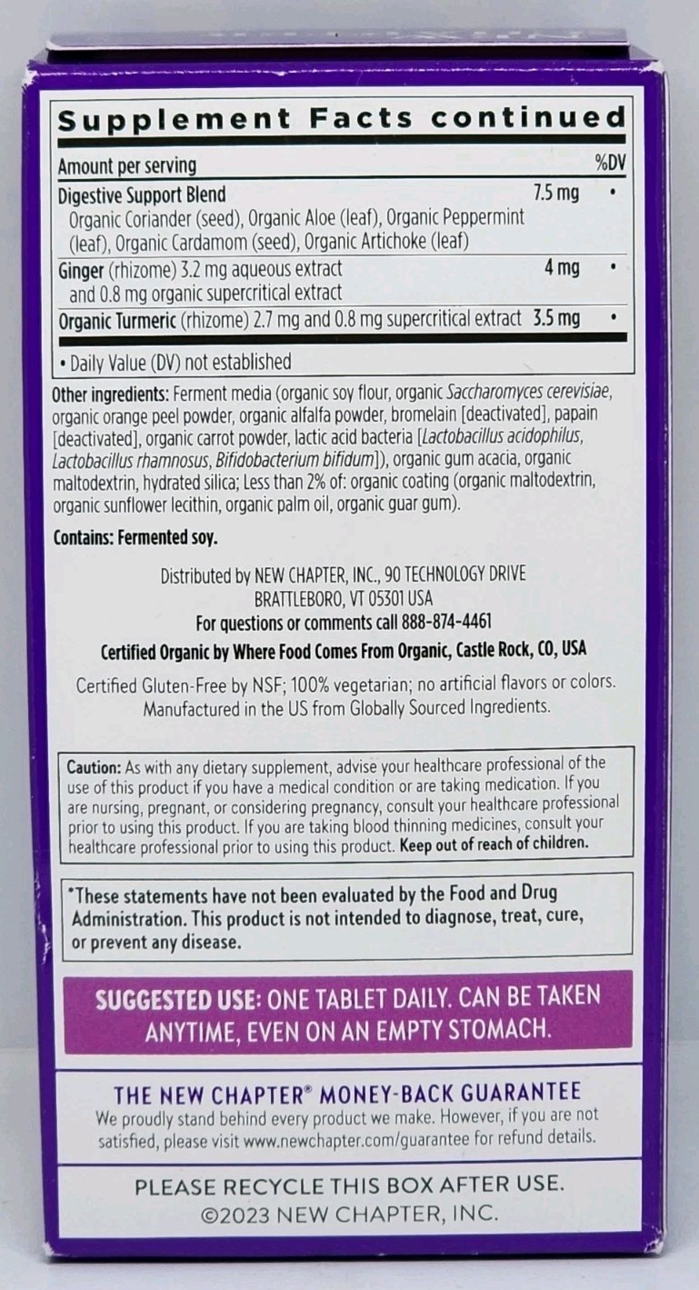 New Chapter One Daily Every Woman’s Multivitamin 40+ 96 Tablets New Exp. 04/2026