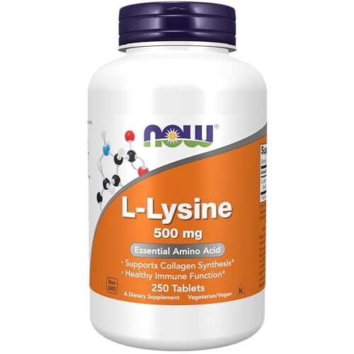 NOW FOODS L-Lysine 500 mg – 250 Tablets