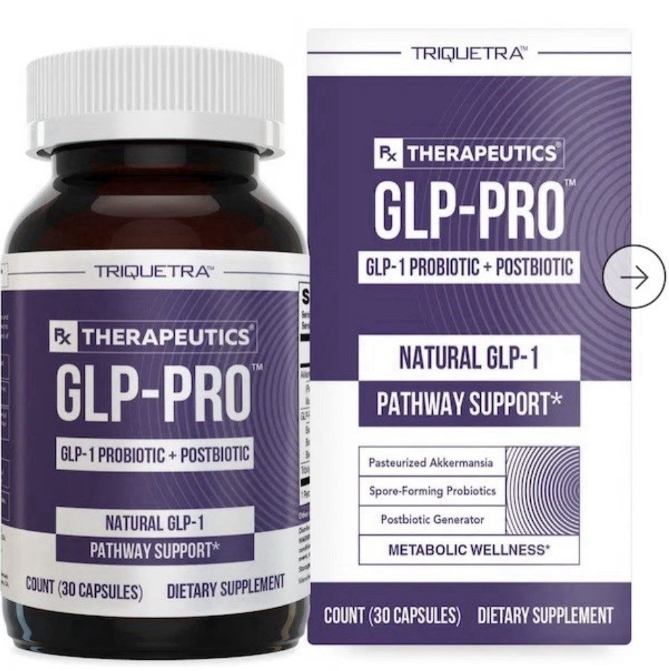 Triquetra Therapeutics Probiotics+Postbiotic GLP-Pro Gut Optimization