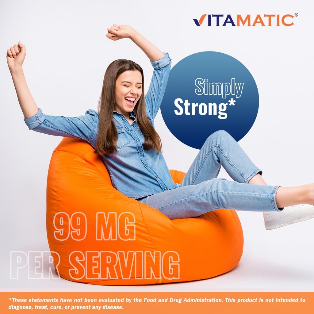 Vitamatic Potassium 99mg – 250 Tablets – 250 Count (Pack of 1)