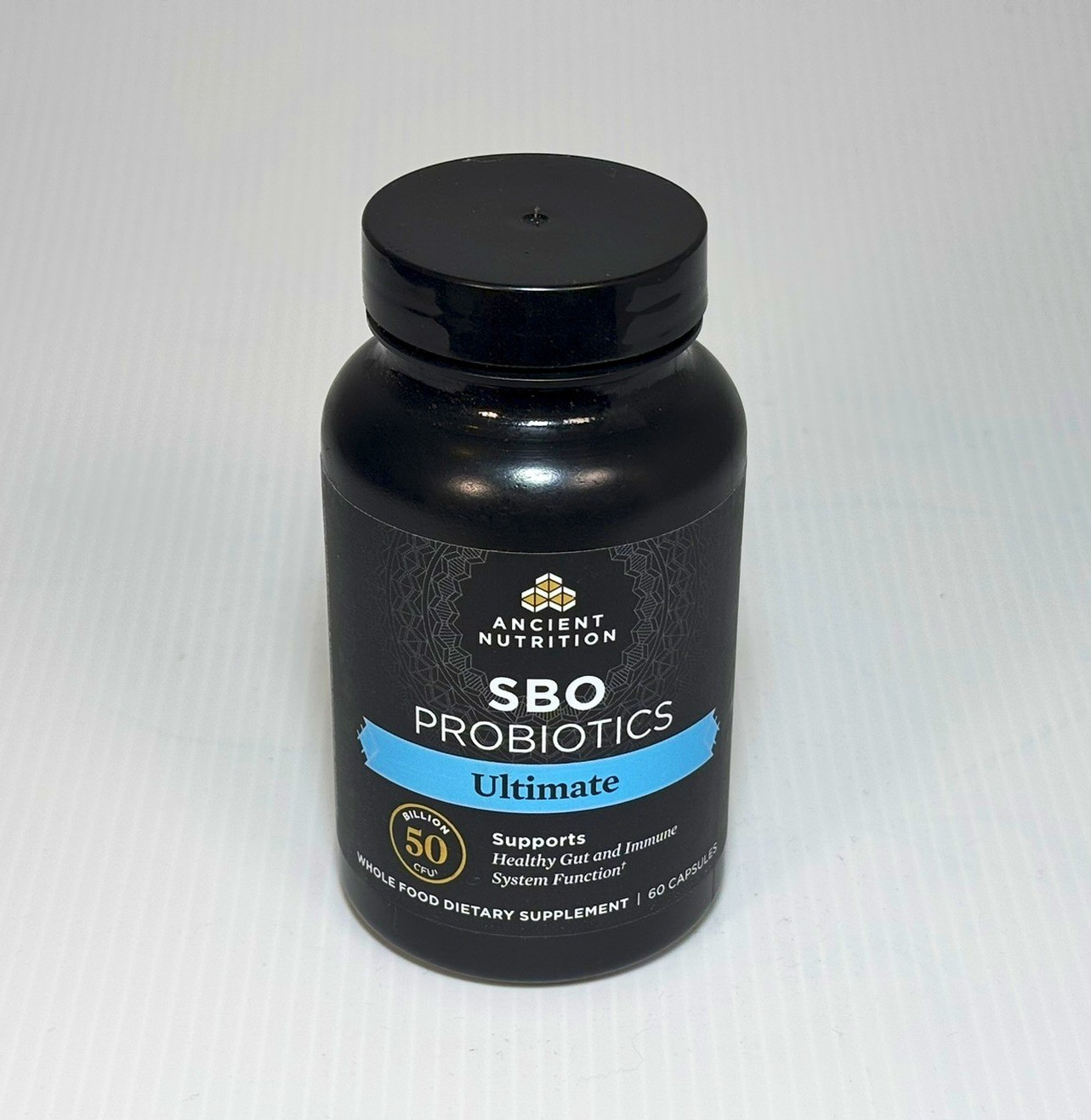 Ancient Nutrition SBO Probiotics Ultimate 50 Billion CFU Prebiotic 60 Caps 09/27