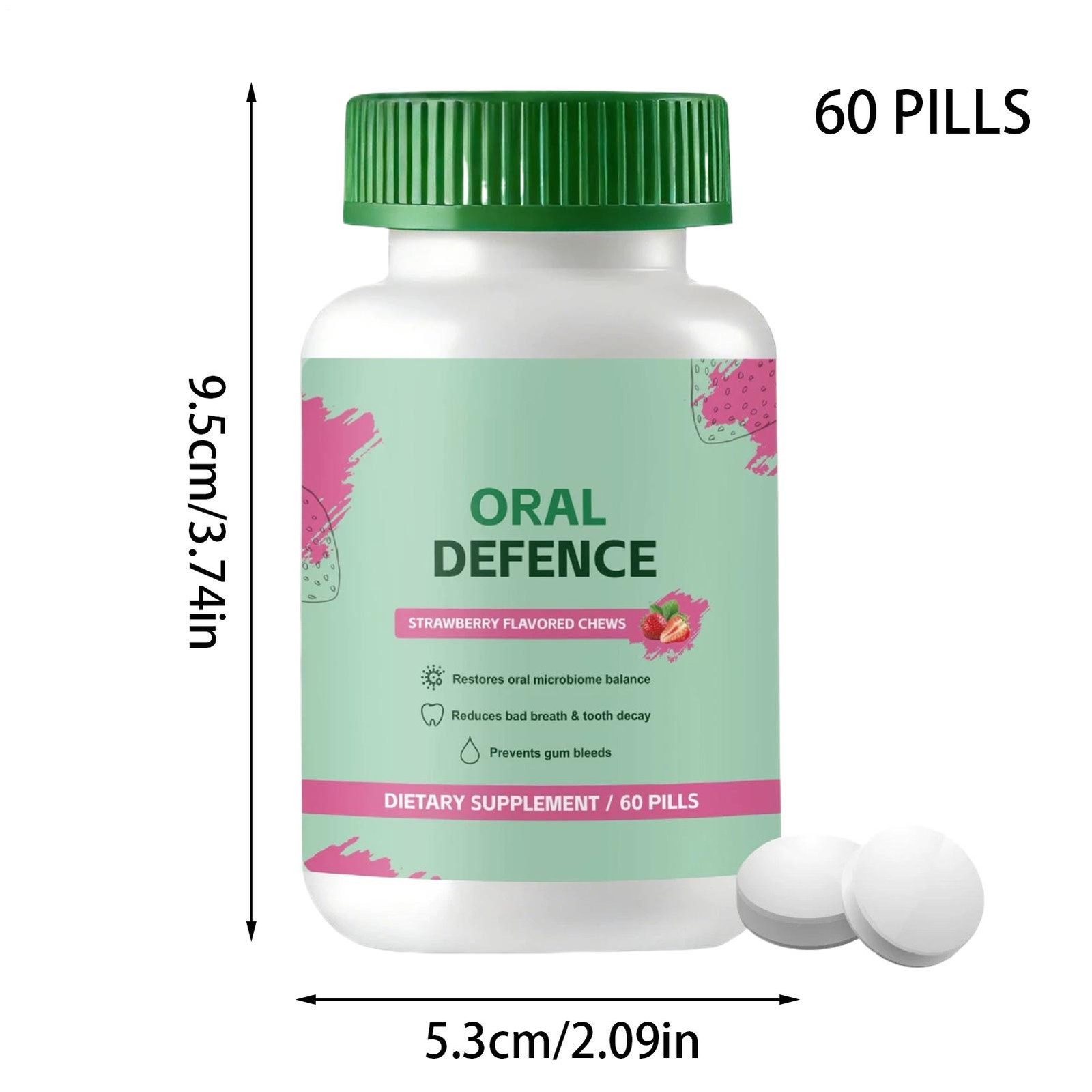 – Oral Defence Oracare Oral Probiotics Supplement For Fresh Breath, Teeth And Gu