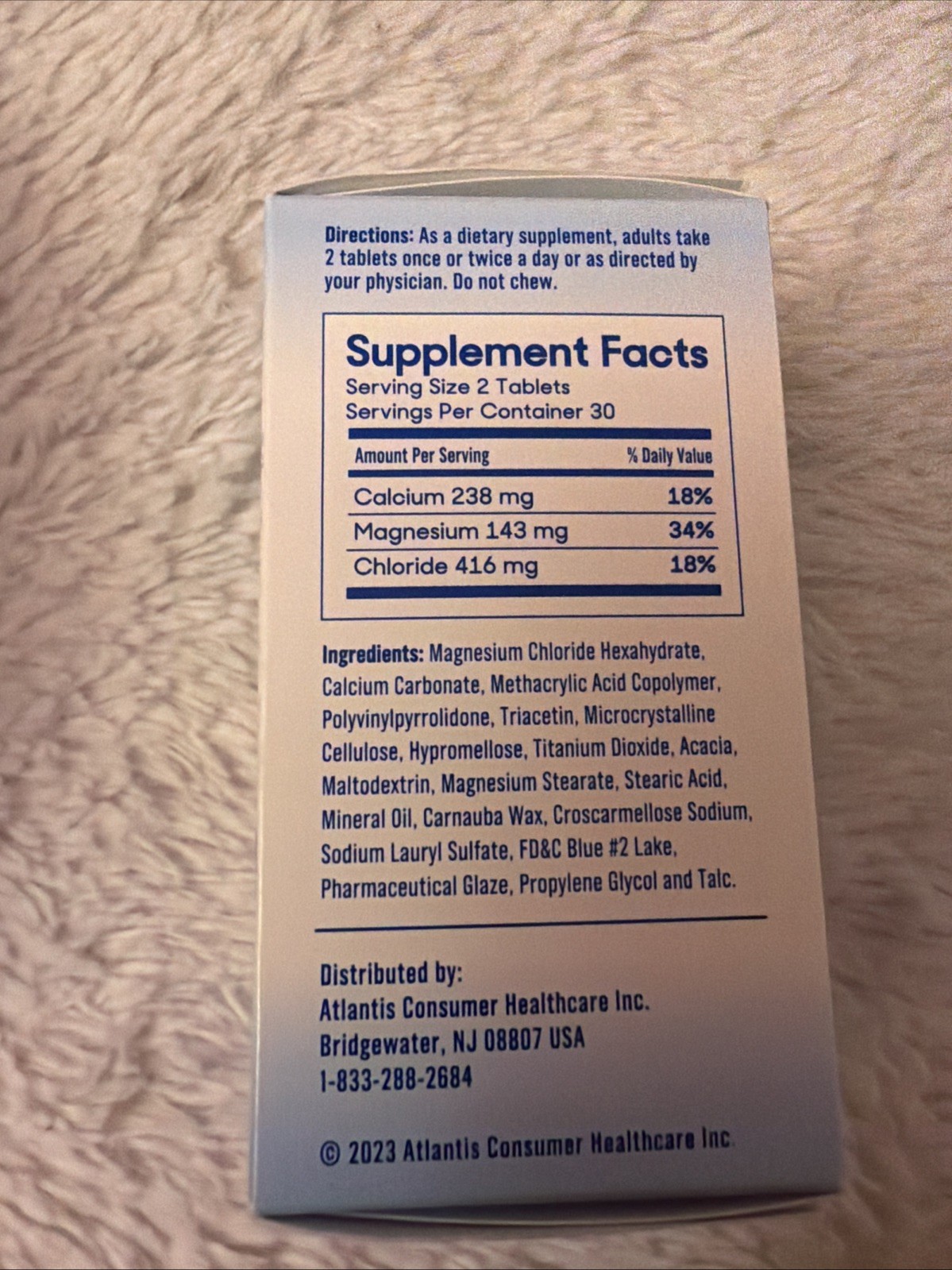 SlowMag Mg Muscle + Heart 60 Delayed-Release Tablets Exp 08/2026