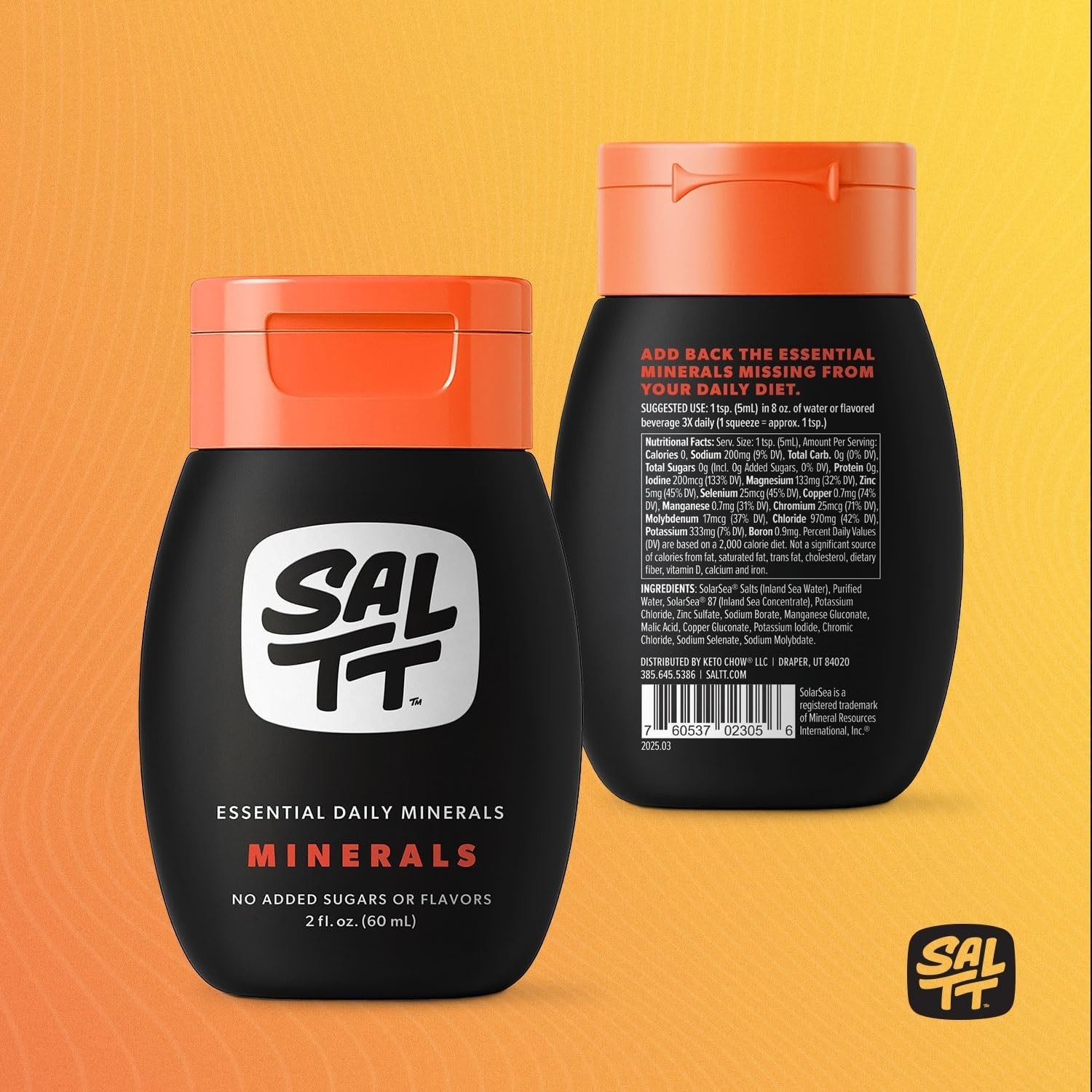 Daily Electrolytes Trace Mineral Drops 2 oz – Sodium, Potassium & Magnesium
