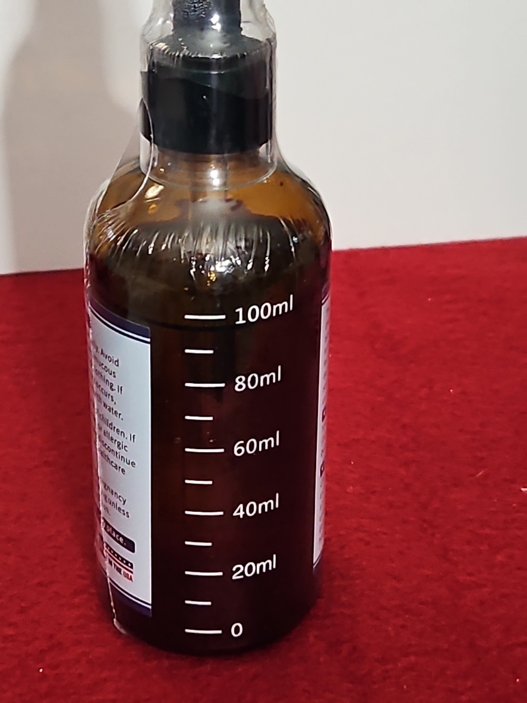 DMSO 70% Pharma Grade with Demineralized Water 3.4oz Glass Bottle Exp 05/2028