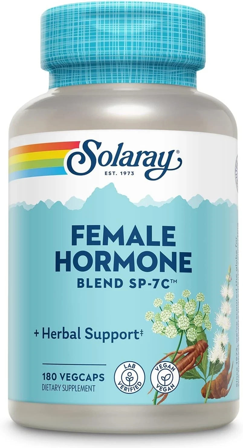 Solaray Female Hormone Blend SP-7C 180 Vegetarian Capsules Each (Pack of 3)
