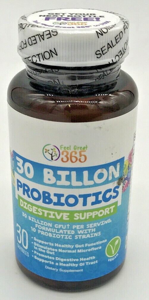Feel Great 365 Certified Organic Probiotics For Adults Gummies 30 Ct Digestive