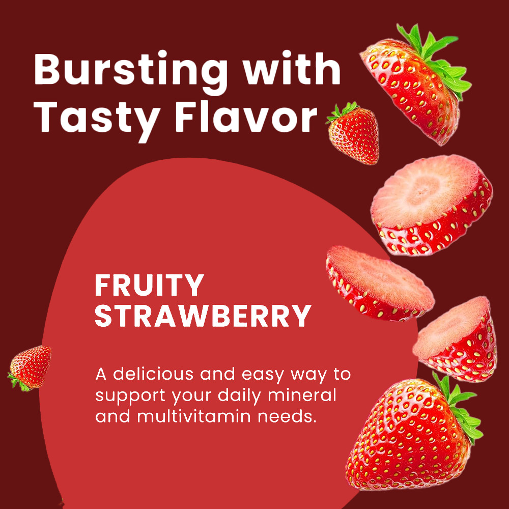 Iron Gummies – with Vitamin C – Energy and Immune Support Hemoglobin Production