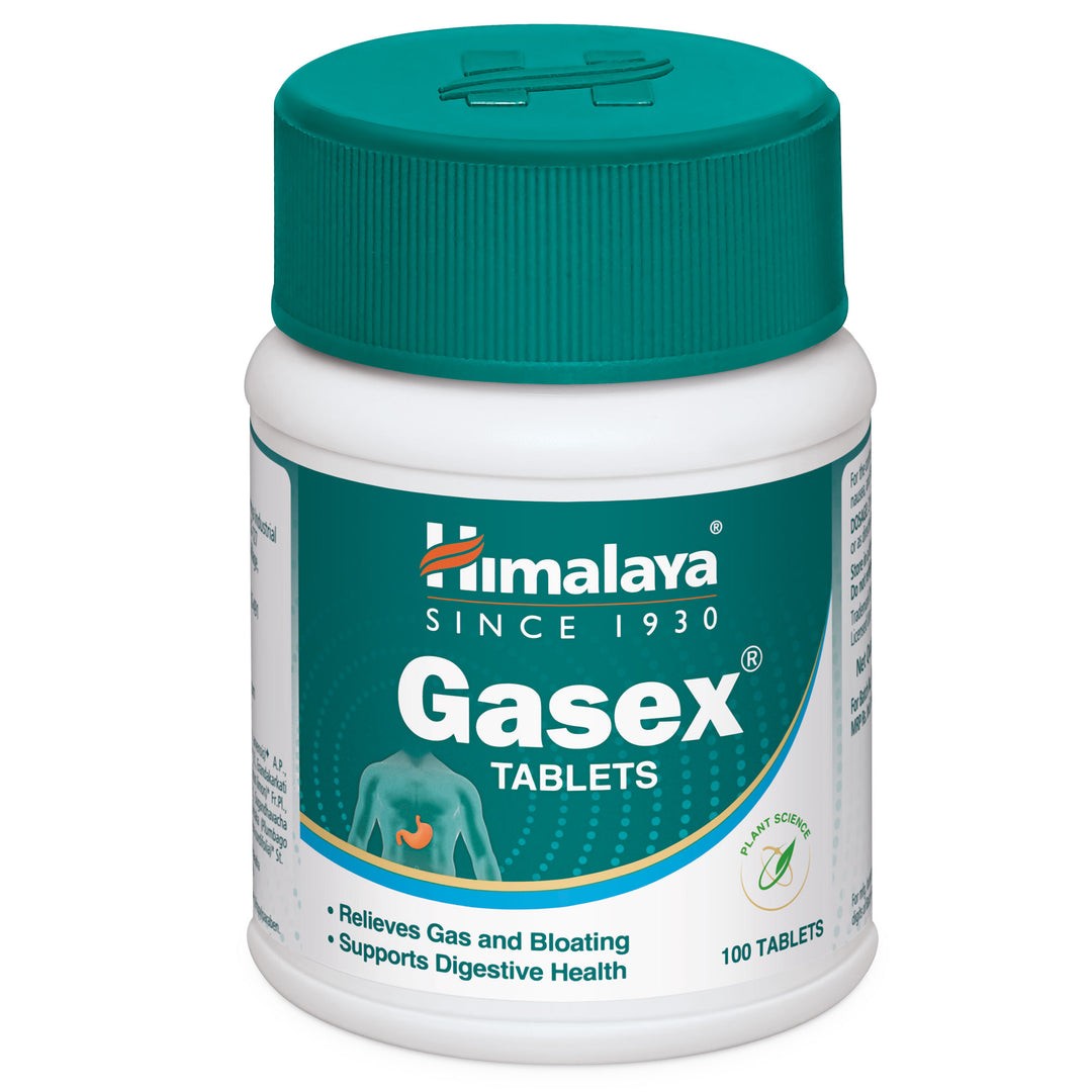Gasex Digestive Wellness Tablets | Ayurvedic Digestive Support Formula | 100Ct
