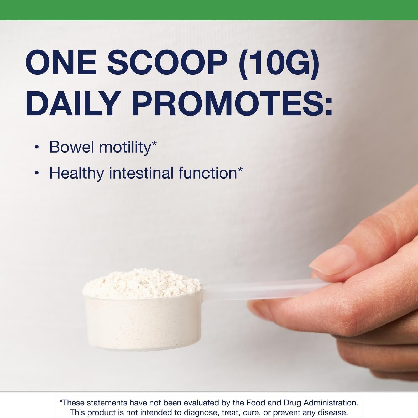 Daily Fiber Boost Powder – Psyllium Fiber Supplement, Orange Flavor, 30 Servings