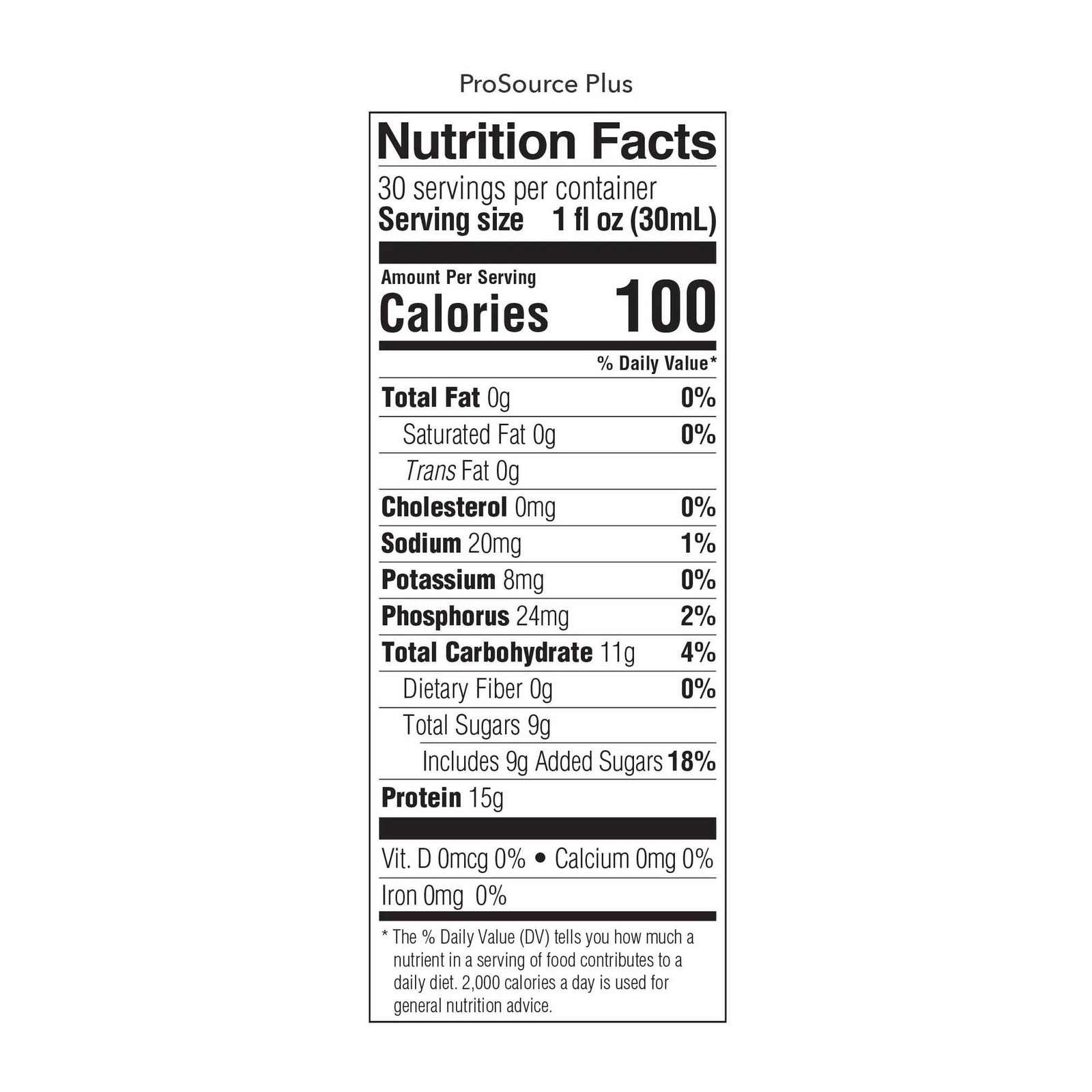 ProSource Plus Oral Supplement Neutral Flavor 30 oz Bottle 4 Ct
