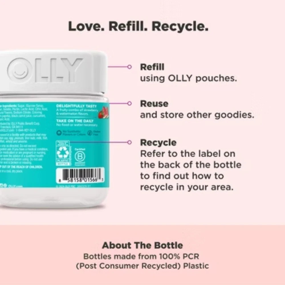 OLLY Teen Girl Multivitamin Gummies EXP 07/2026