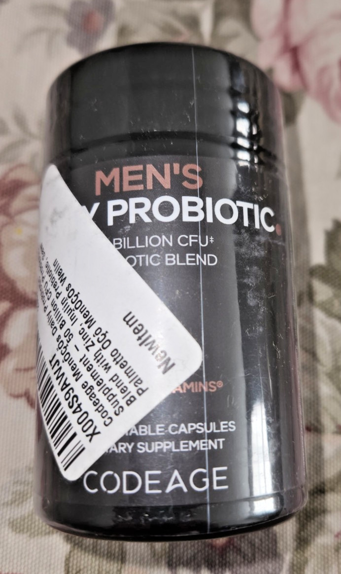 Codeage Men’s Daily Probiotic Supplement ~ 50 Billion CFU Probiotic Blend