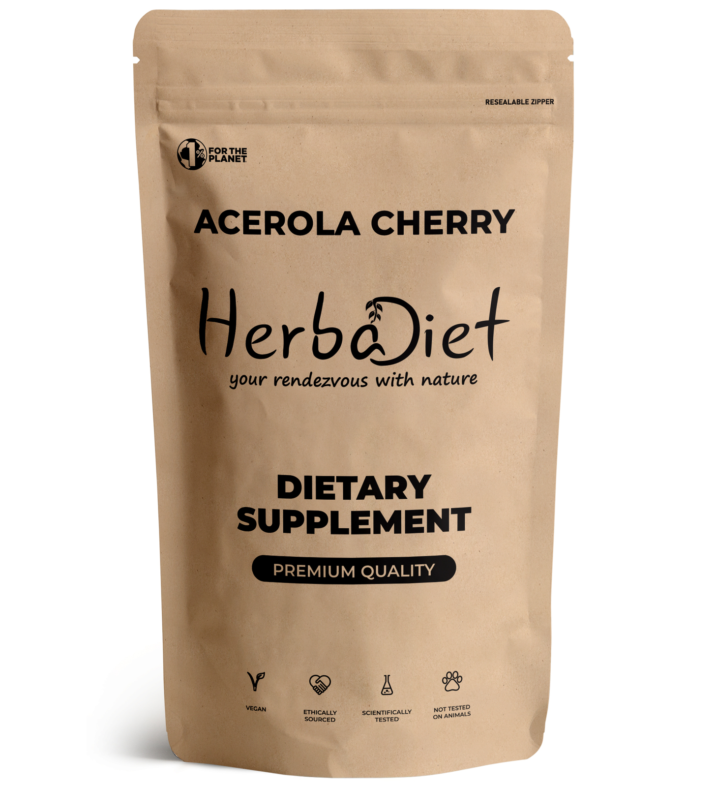 100% Natural Acerola Cherry Powder Extract – Vitamin C Antioxidant Support