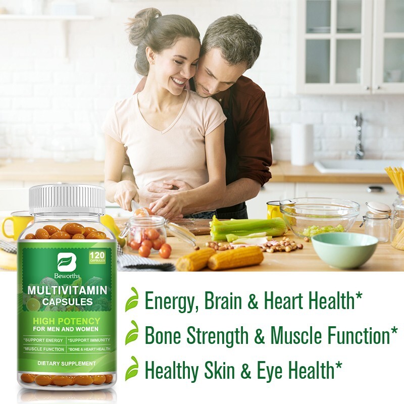Multivitamin Highest Potency Daily Vitamins & Minerals Supplement 120 Capsules