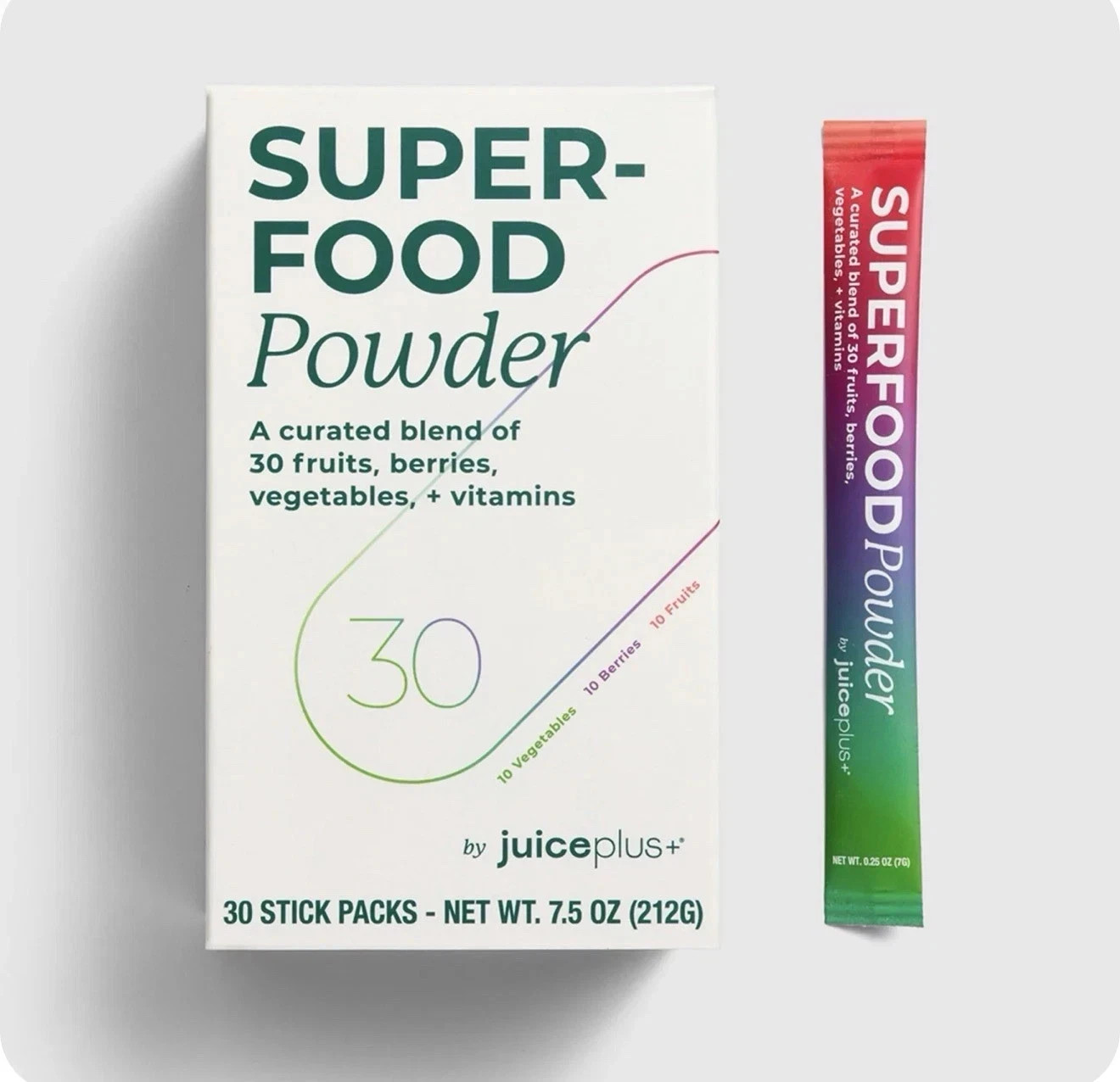 NEW Juice Plus Super Food Powder 30 Stick Packs exp 7/2026 Brand New in Box