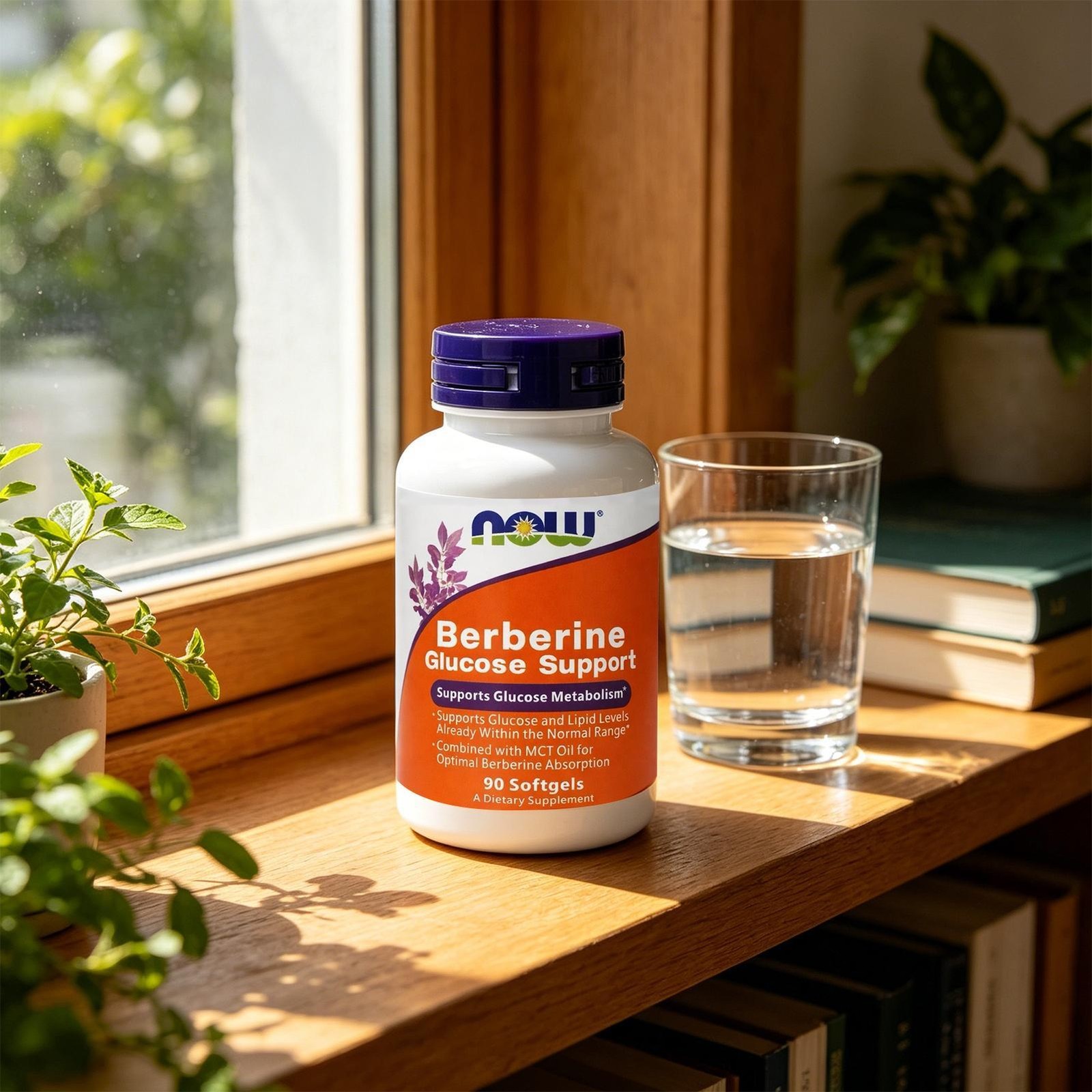 NOW Foods Berberine Glucose Support Softgel – 90 Count