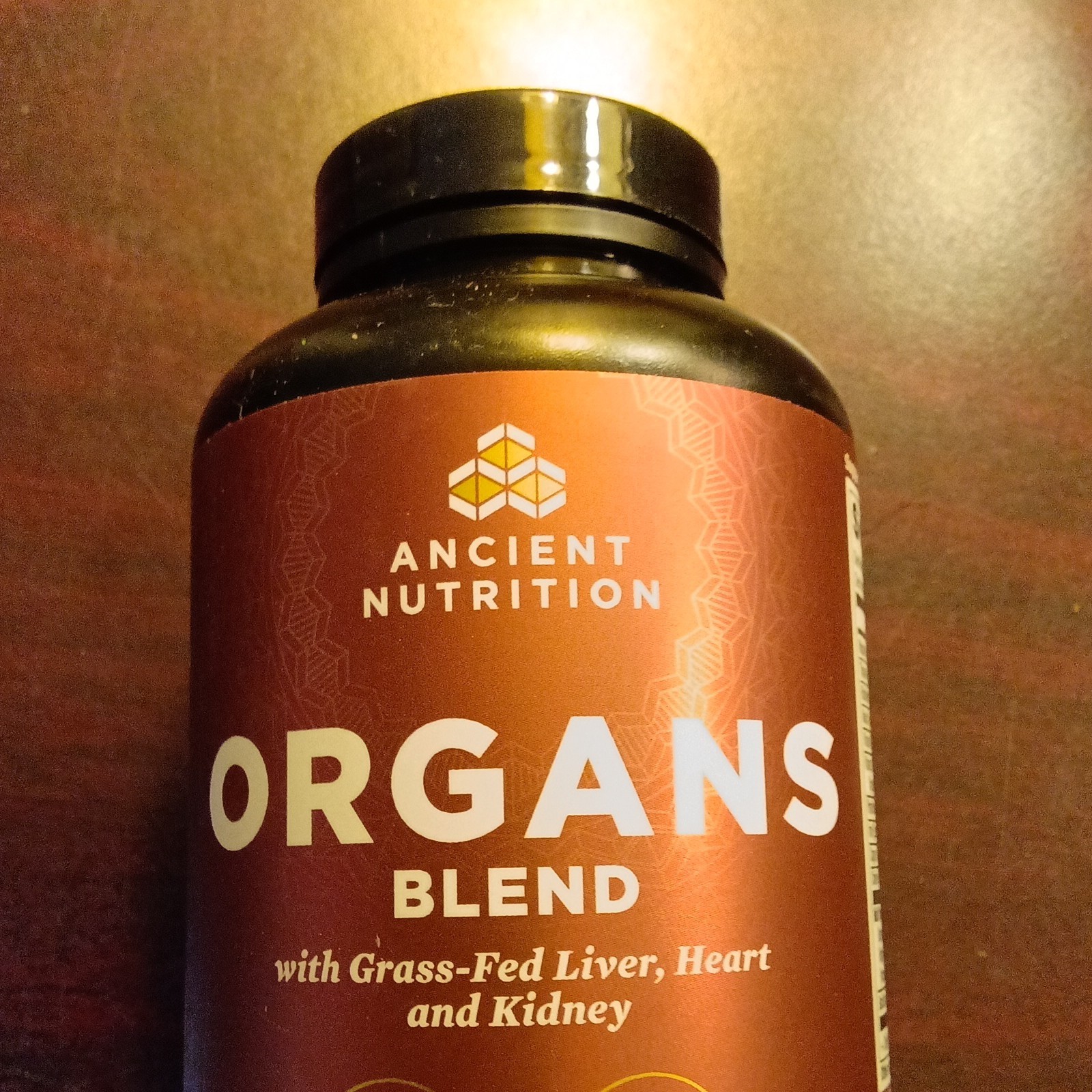 Ancient Nutrition Organs Blend 180 Capsules W/ Grass Fed Liver Heart Kidney