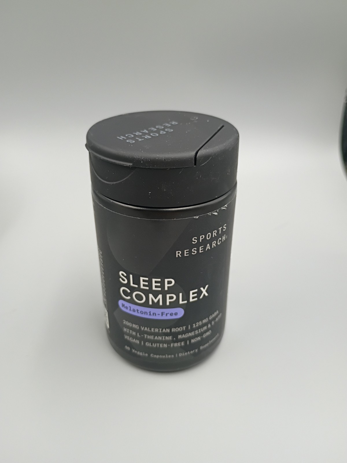 Sports Research Sleep Complex Melatonin Free 60 Veggie Capsules ~ Exp. 03/2028