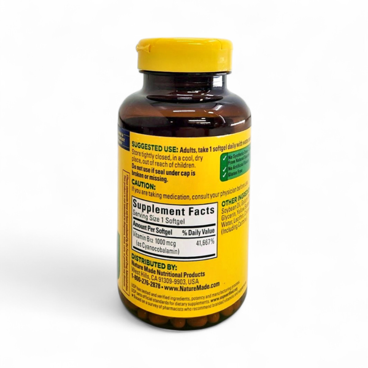 Nature Made Vitamin B12 1000 mcg Softgels – 400 Count