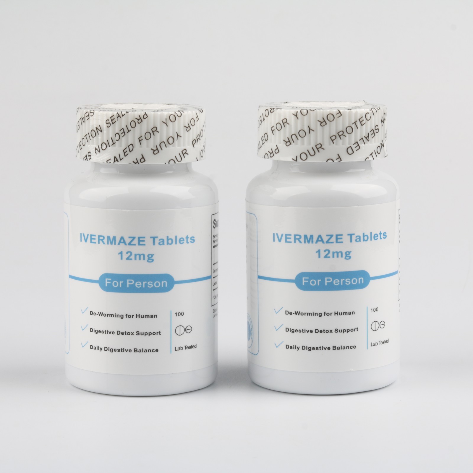 I’vermaze Tablets for Person 12mg 100Tablets 99% Purity Digest Supplement 2x US