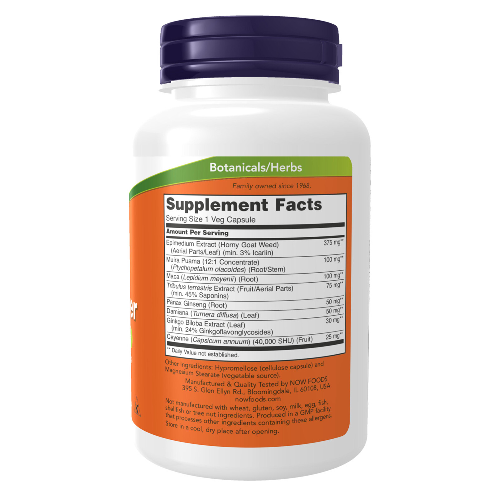 NOW FOODS Men’s Virility Power 120 Veg Capsules