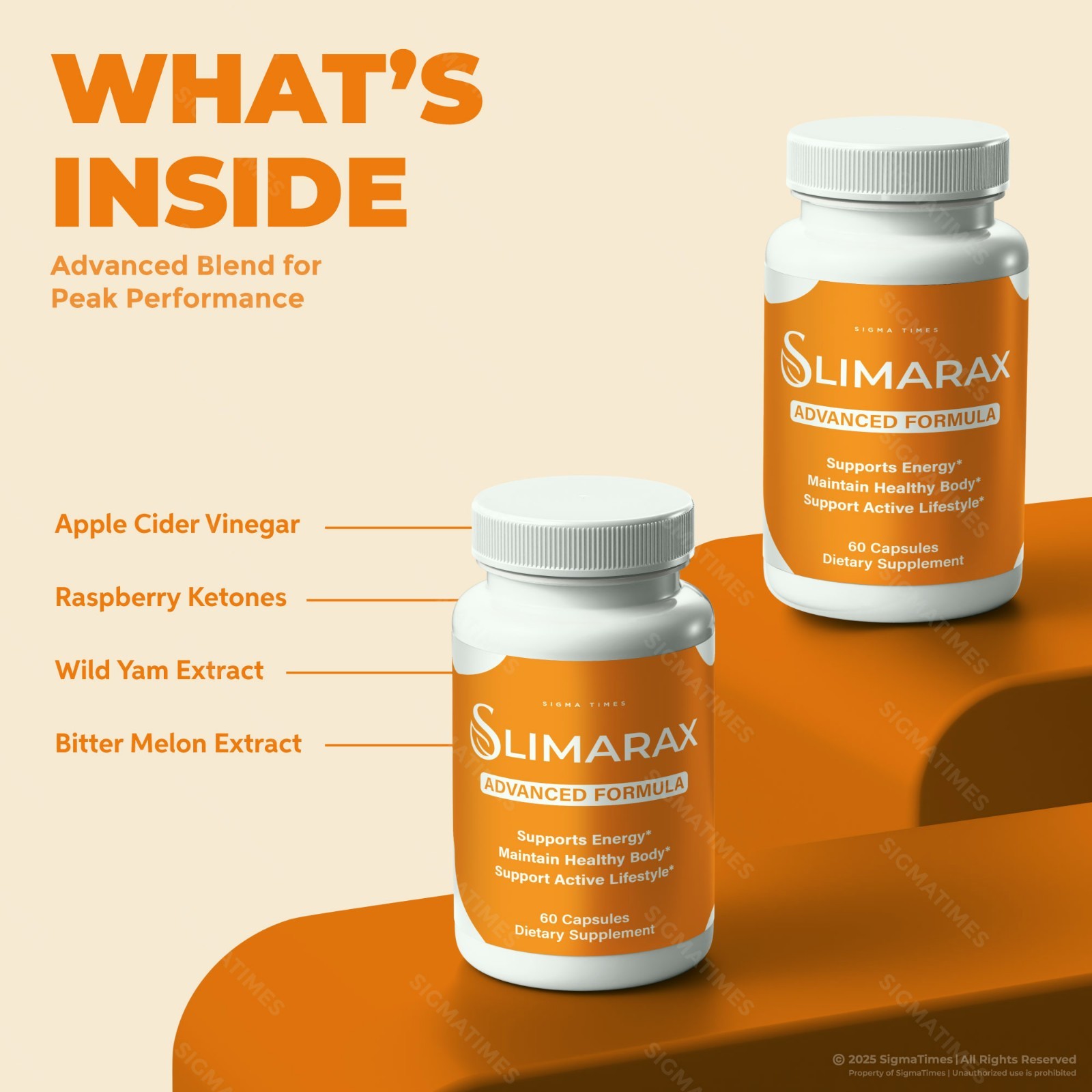 Slimarax Capsules – Energy & Weight Management Support Supplement 60ct