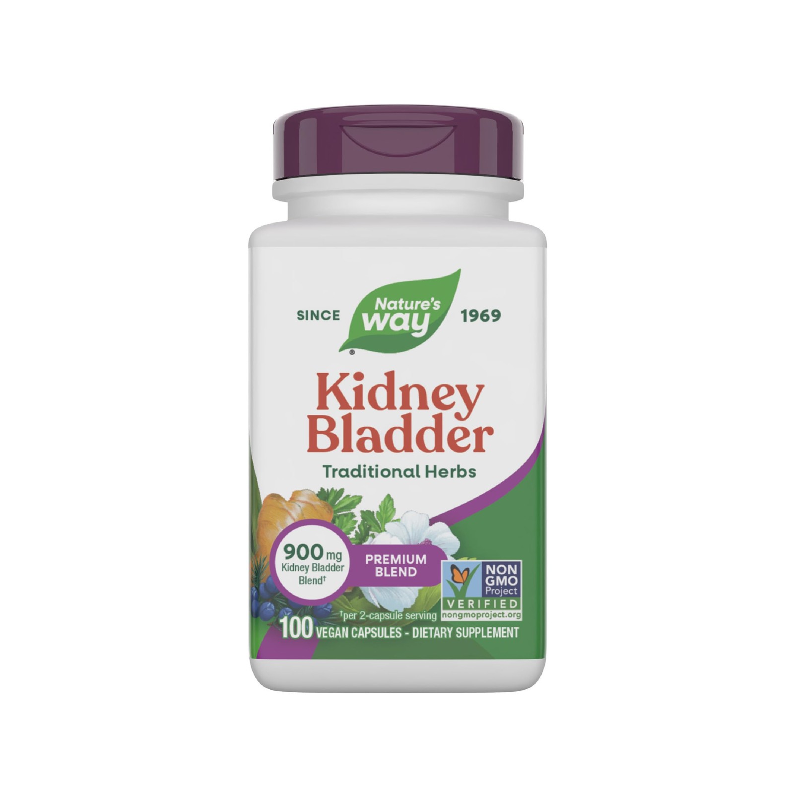 Nature’s Way Kidney Bladder Premium Blend, 900 mg per 100 Count (Pack of 1)