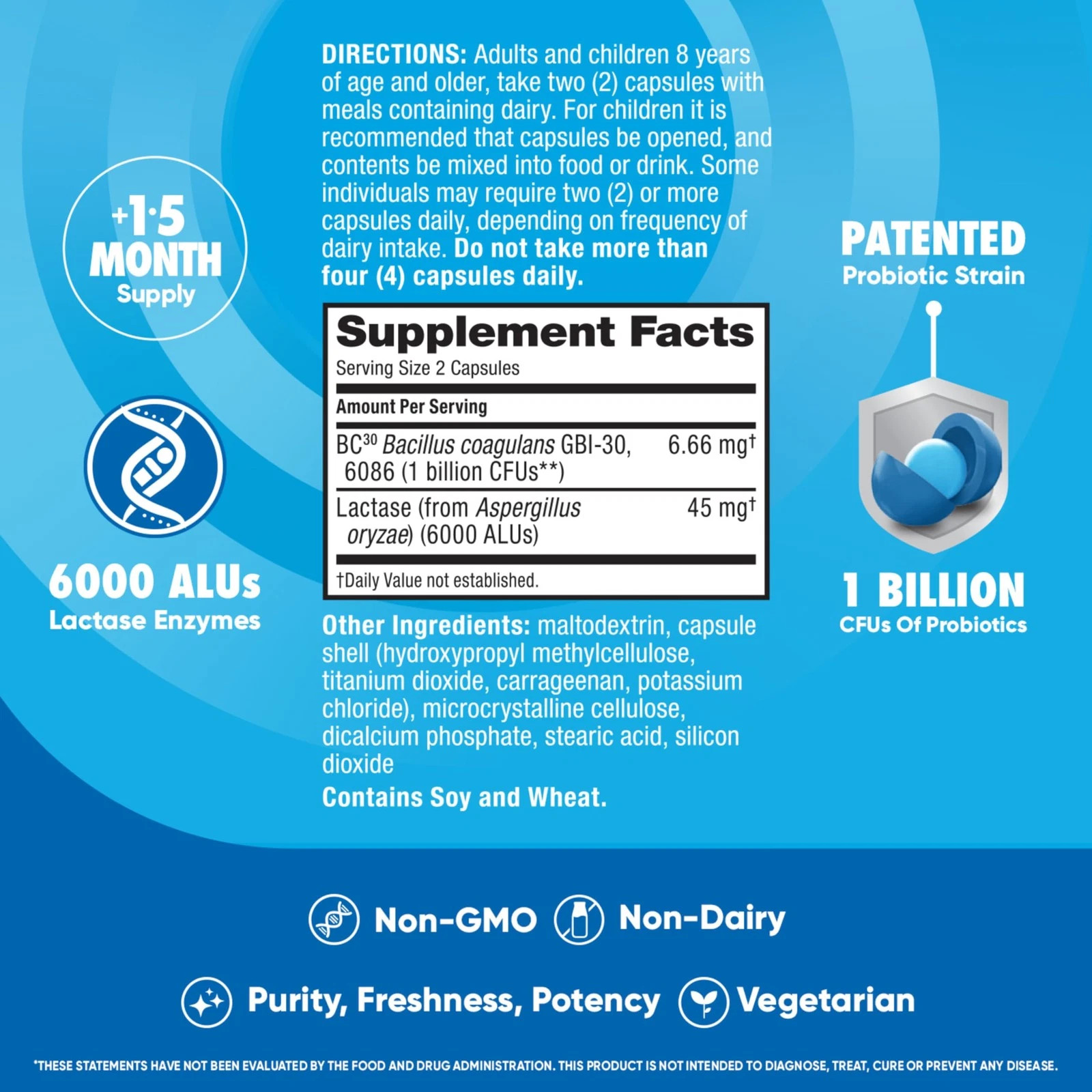 Digestive Advantage Lactose Defense Capsules 96ct Digestive Immune Support