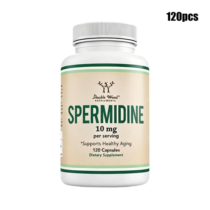 Spermidine Supplement 120 Capsules 10mg Of organic Spermidine Per Serving