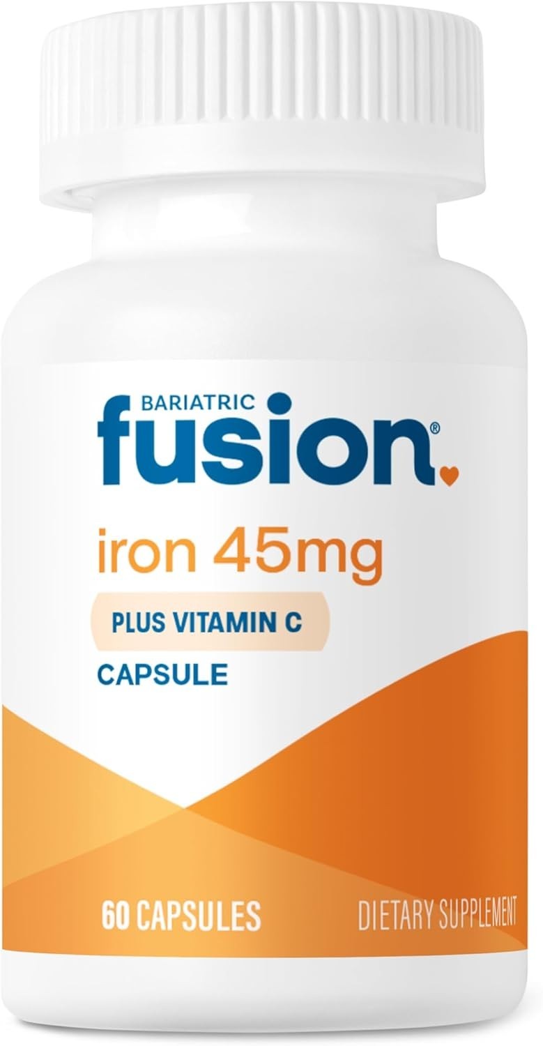Bariatric Fusion Iron Supplement 45mg with Vitamin C | 1 Per Day | Vitamins f
