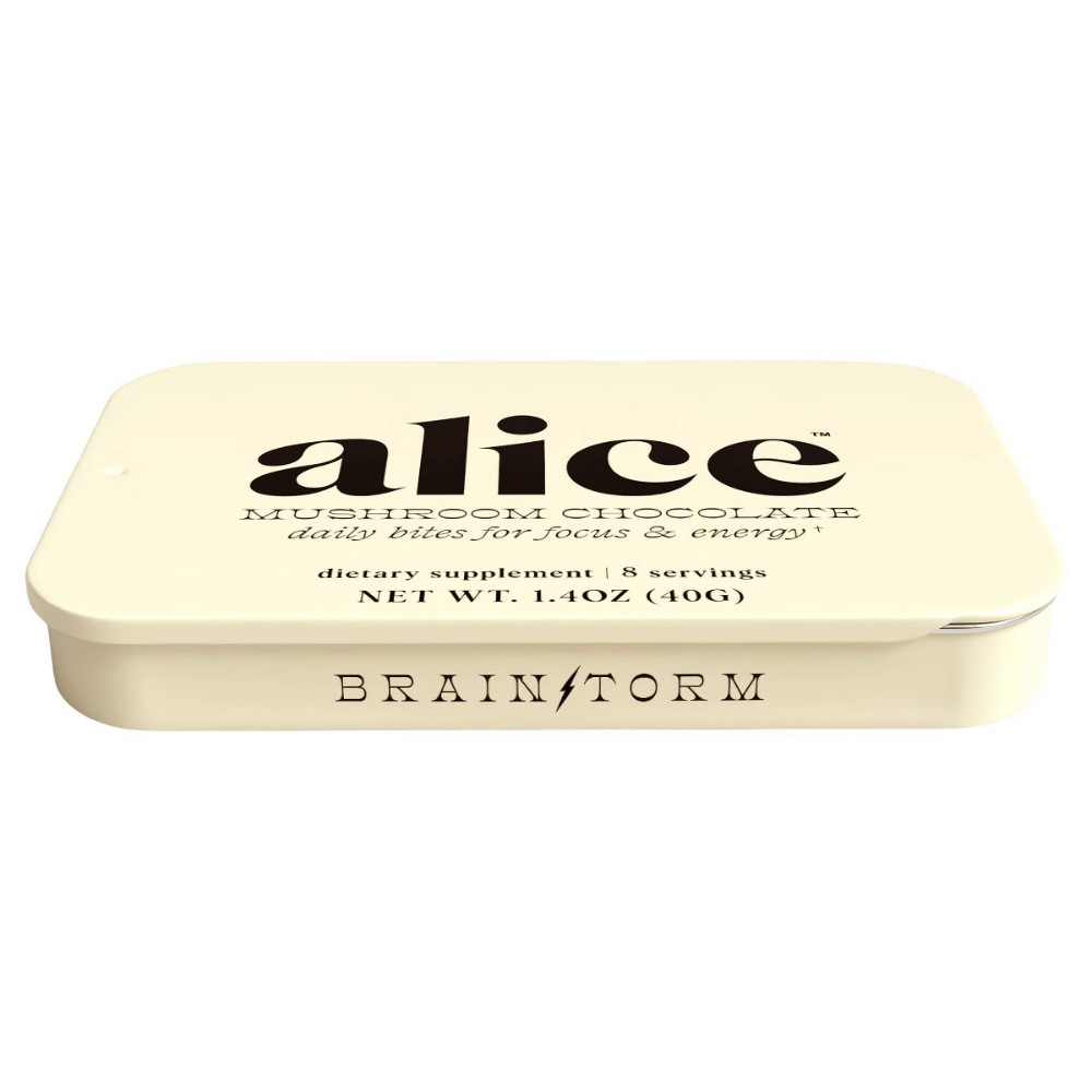 Alice Mushrooms Brainstorm Mushroom Dietary Supplement Chocolates – 8ct