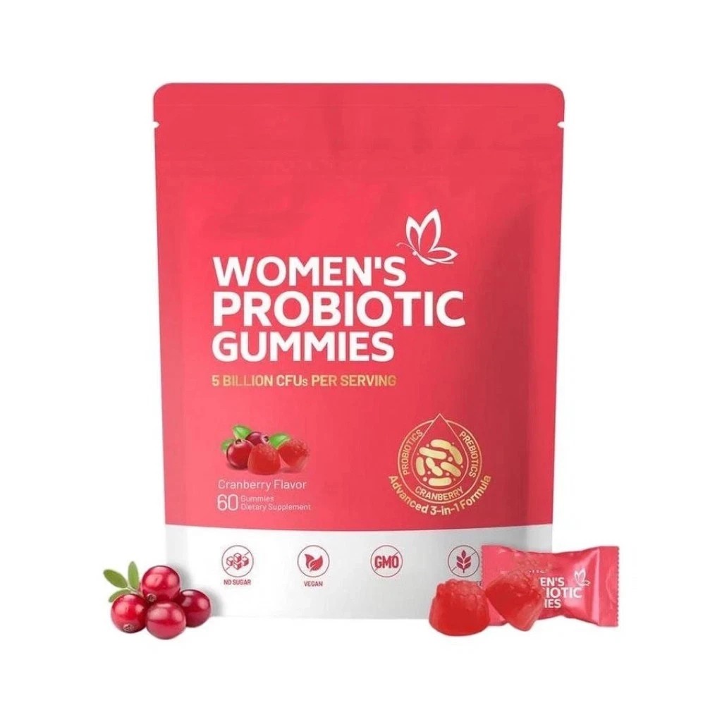 2 PACKS-VivoNu Cranberry Probiotic Gummies | Targeting Body Odor, Women’s Health