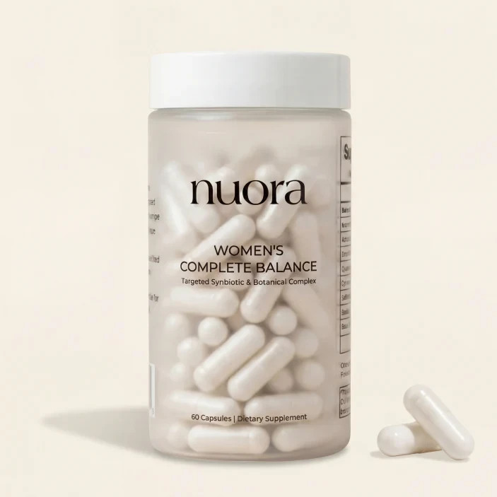 Nuora Gut Ritual Women’s Complete Balance Synbiotic 60 Capsules Gut Health