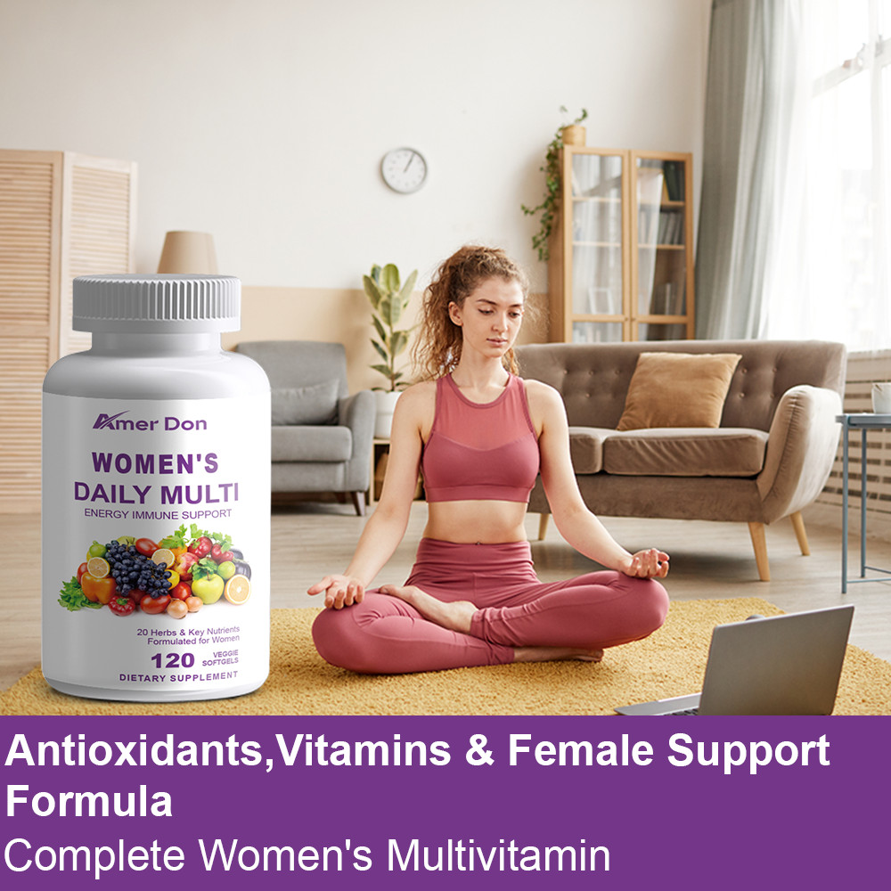 Multivitamin for Women – Complete Daily Multi mineral Vitamin Supplement 120Caps