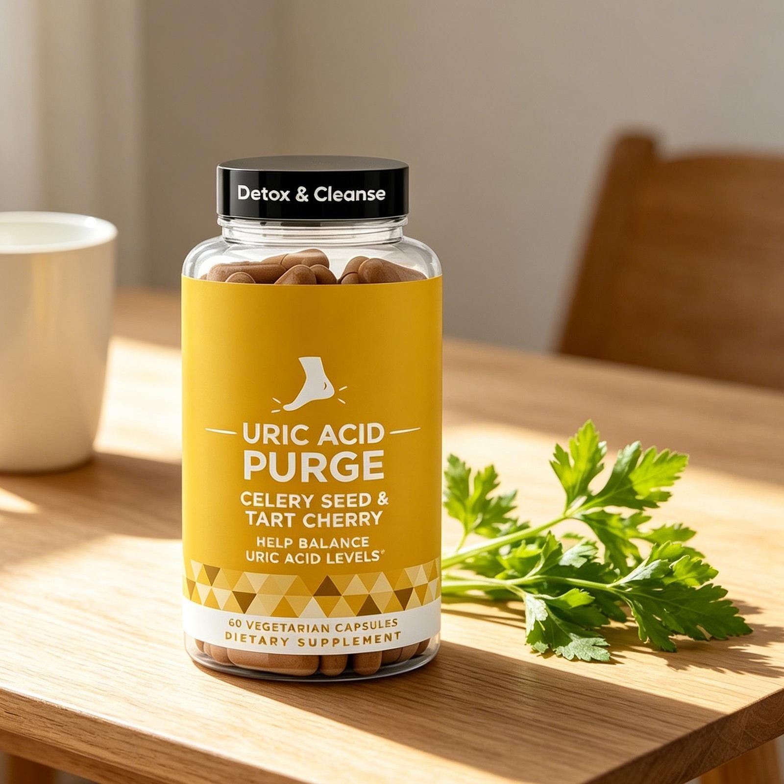 Purge! Uric Acid Flush Detox Cleanse Joint Support & Active Mobility Tart Cherry