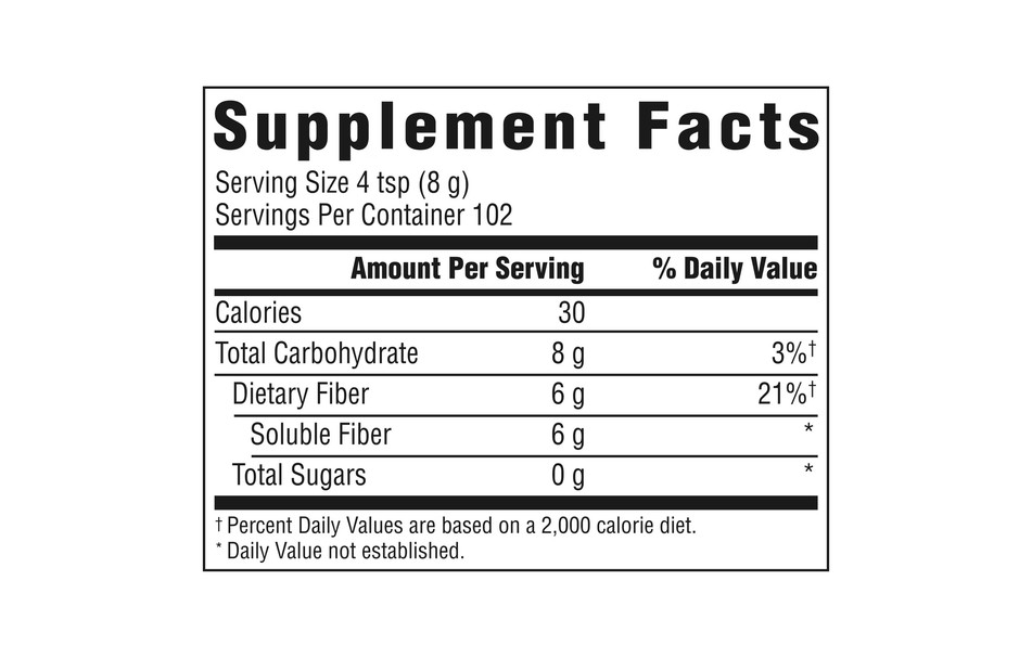 Benefiber Daily Prebiotic Fiber Supplement Powder, Unflavored, 28.9 oz.