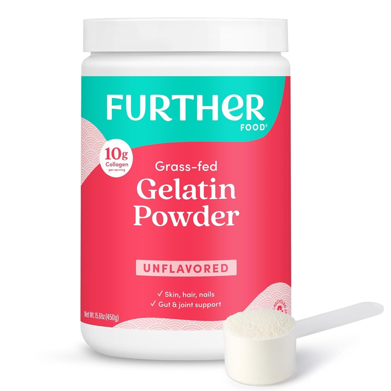 Natural Gelatin Powder – 15.87 oz Pack of Grain-Free & Keto-Friendly Gelatin