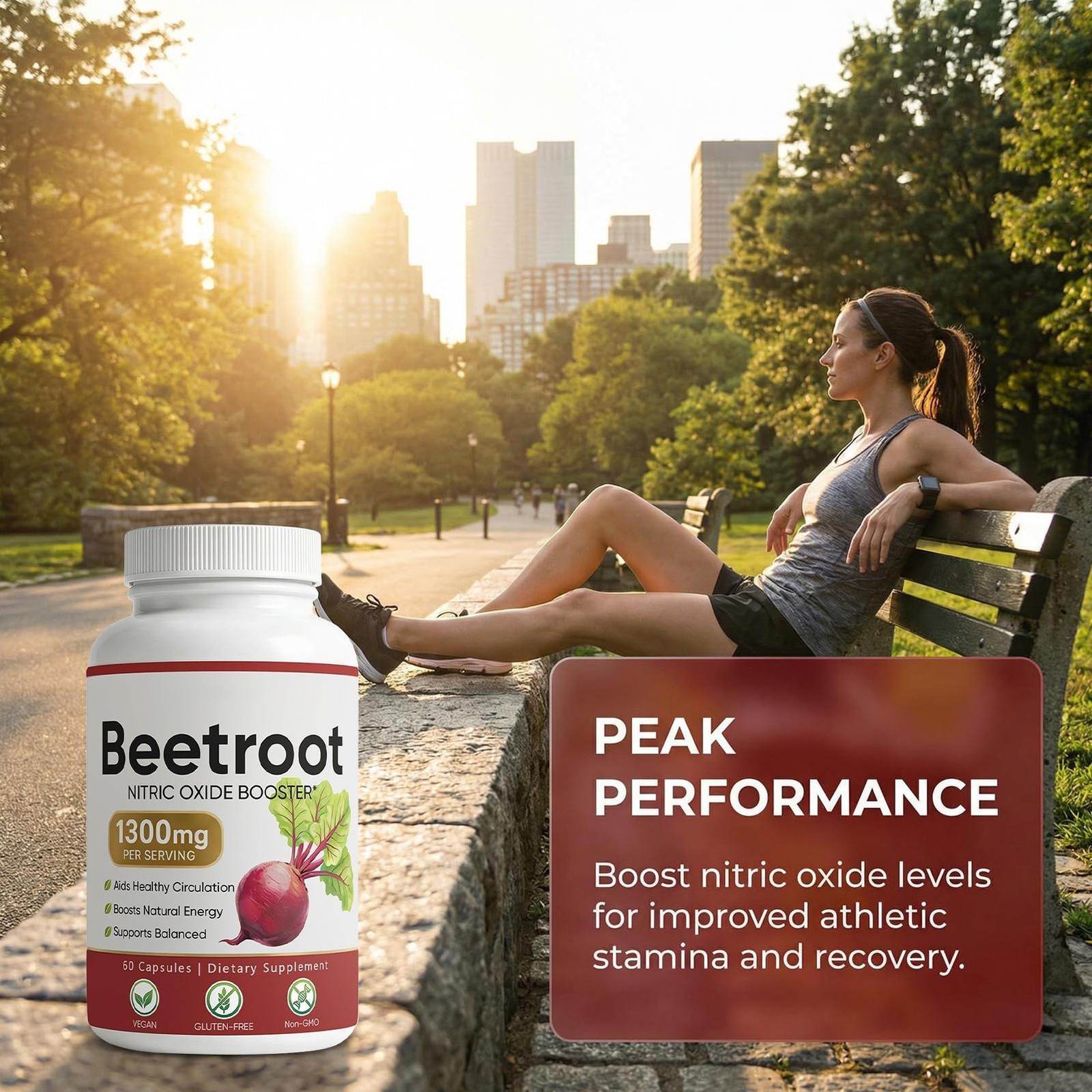 Lemeli Beetroot – 1300mg, Lemeli Beet Root Supplement 60 Capsules