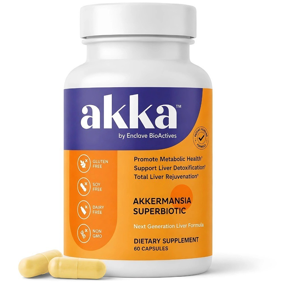 60 Caps AKKA Superbiotics Liver Health Digestion & Metabolism Support