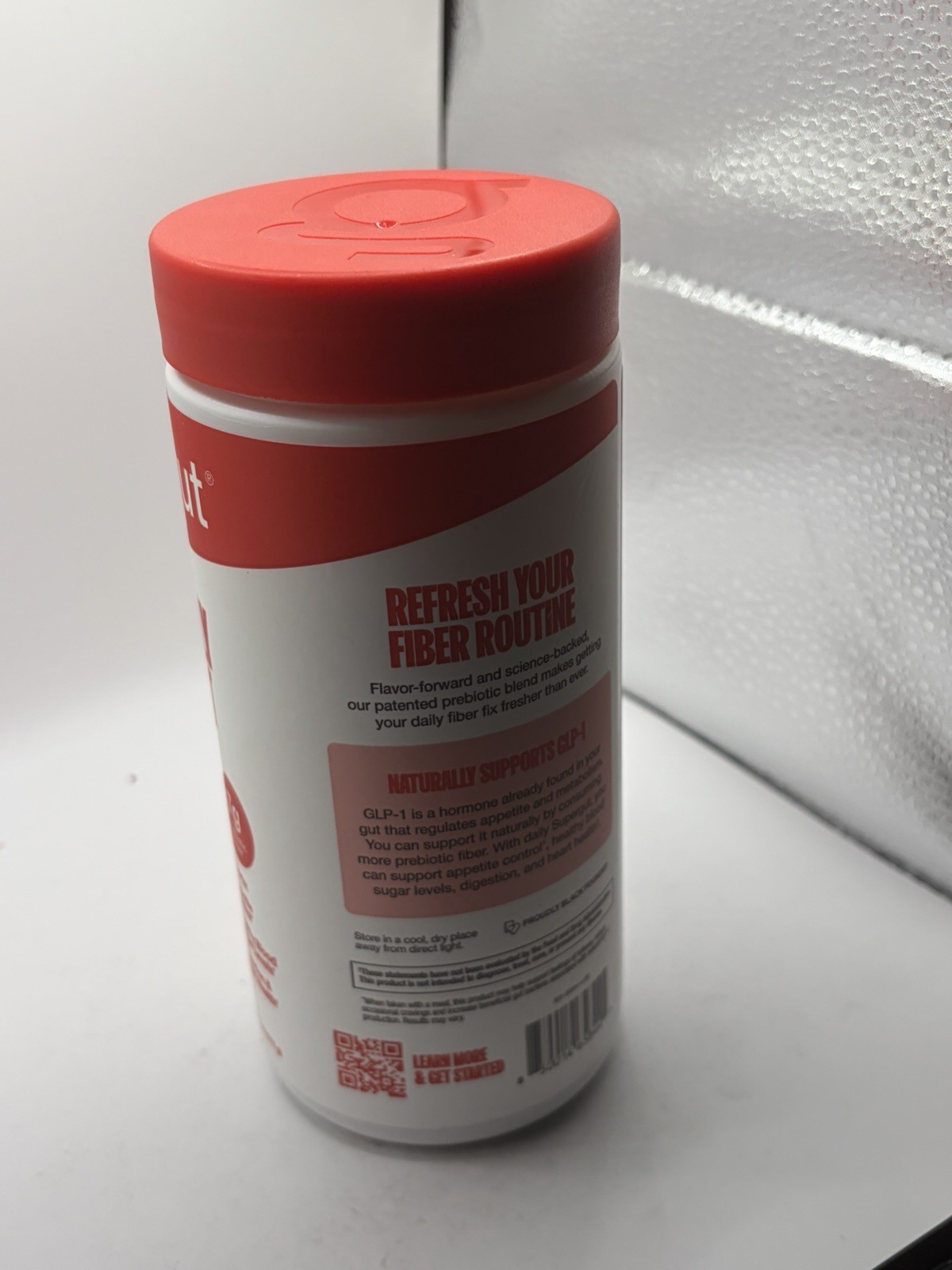 Supergut Daily Support Prebiotic Fiber Powder Blend – Blood Orange 6.1 oz