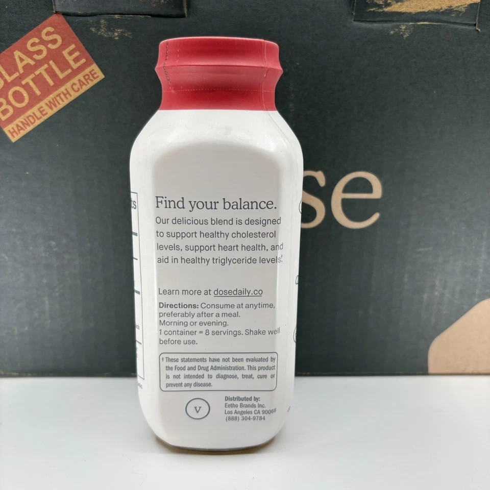 Dose For Cholesterol Dietary Supplement 16oz Pack Of 6 Exp 10/03/2027