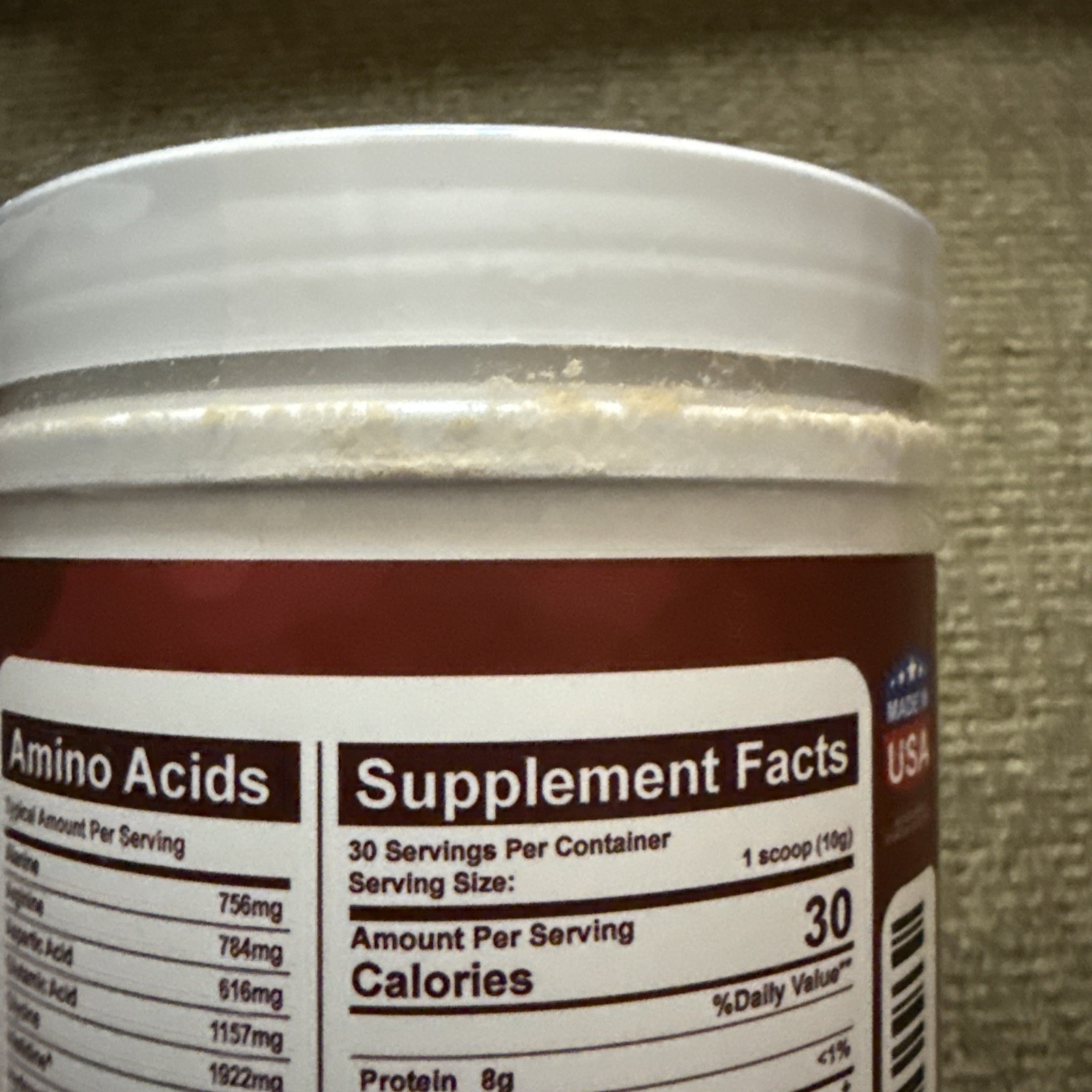 Zammex Nutrition Bone Broth Protein 10.59 oz PLEASE READ NOTE SEALED 12/2028