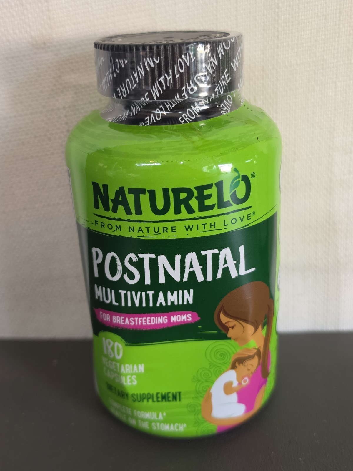 Naturelo Prenatal Multivitamin Folate Iron Calcium 180 Caps EXP 11/13/2026